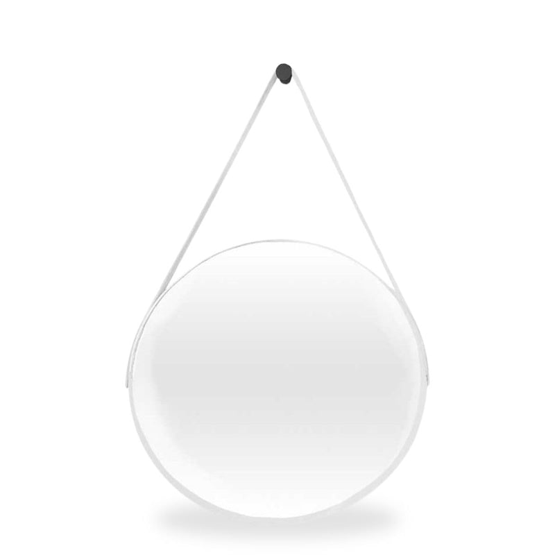 Espelho Redondo Decorativo Suspenso Alça 30cm