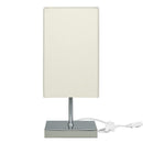 Abajur Eros Quad Bege Base Quadrada New Cobre