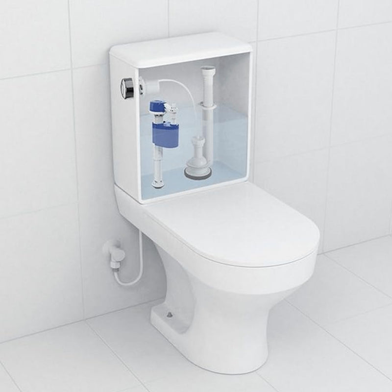 Mecanismo Universal Kit Reparo Caixa Acoplada Completo