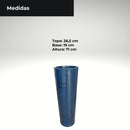 Vaso Alto para Plantas Efeito Marmorizado Luxo