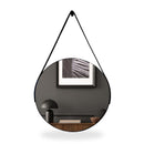Espelho Redondo Decorativo Suspenso Alça 30cm
