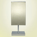 Abajur Eros Quad Bege Base Quadrada New Cobre