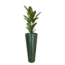 Vaso Alto para Plantas Efeito Marmorizado Luxo