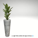 Vaso Alto para Plantas Efeito Marmorizado Luxo