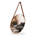 Espelho Redondo Decorativo Suspenso Alça 30cm