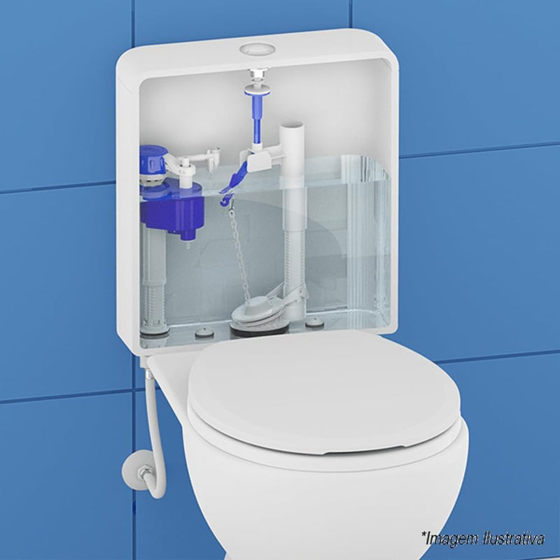 Mecanismo Universal Kit Reparo Caixa Acoplada Completo