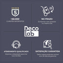 Decolab Manta para Sofá em Algodão com Franjas Artesanais