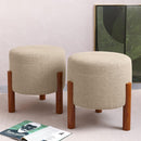 Kit 2 Puff Banquinho Redondo