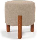 Kit 2 Puff Banquinho Redondo