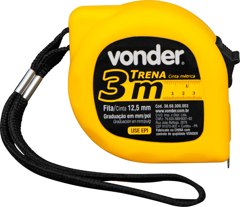 Trena Vonder Curta De Aço 3 M X 12,5.